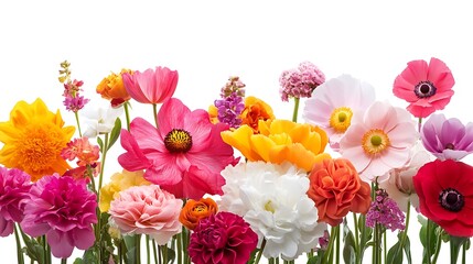 Vibrant blooms in a stunning array of colors. A beautiful summer bouquet.