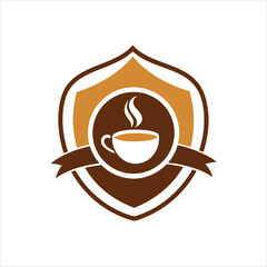  Coffee logo design on white background vector illustration