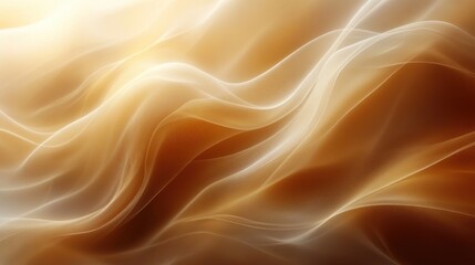 Obraz premium Gentle, flowing waves of golden tones create a serene atmosphere, inspired by twilight