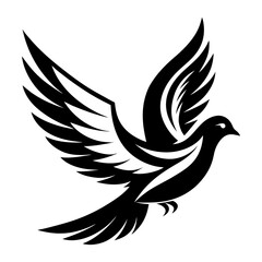 Fototapeta premium Mourning Dove silhouette