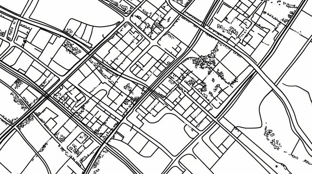 Arcadia wisconsin. us street map with black and white lines. Arcadia. Illustration