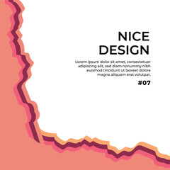 Flat abstract minimalist sale background in pink magenta colors