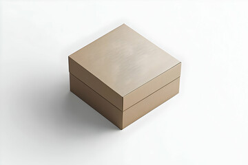 Naklejka premium Simple White Background for Product Box Mockup Display