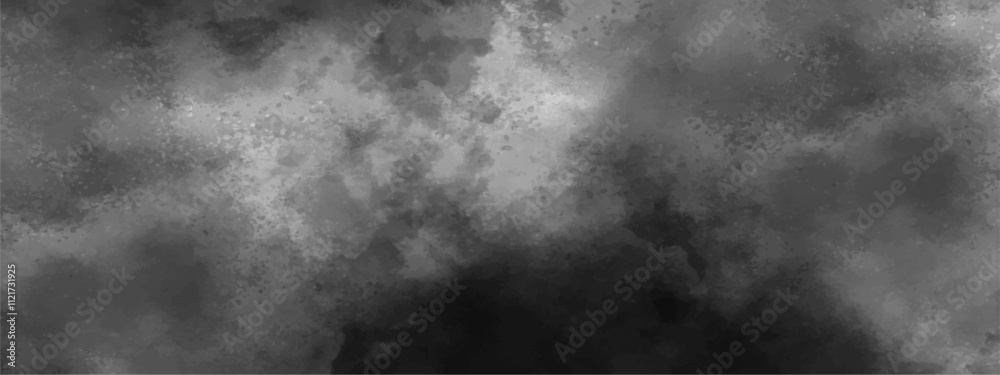 Poster abstract design with white paper texture background . black and white ink effect water color gray aq