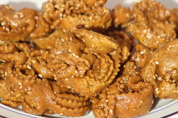 Moroccan Chebakia, Chbakia Close Up