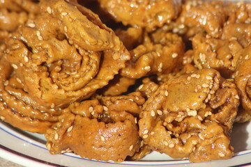 Moroccan Chebakia, Chbakia Close Up