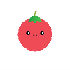  Lovable Lychee cartoon form vector on white background