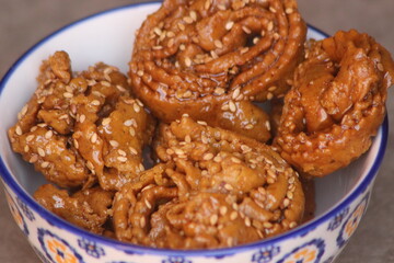 Moroccan Chebakia, Chbakia Close Up