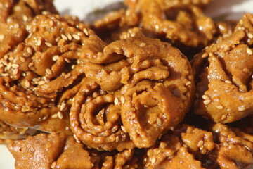 Moroccan Chebakia, Chbakia Close Up