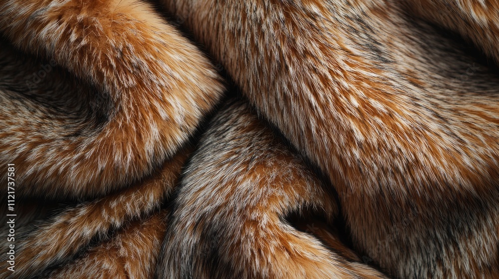 Poster Luxurious layers of mocha hues intertwine, showcasing the soft and inviting texture perfect for fashion and decor