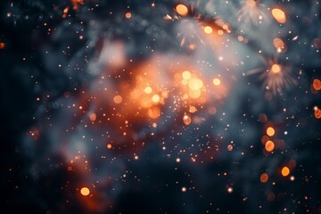 Fototapeta premium bokeh background, blurred fireworks