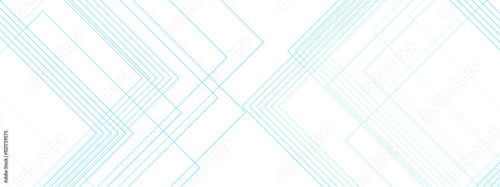 Poster abstract blue and white blueprint background and technology bright lines. futuristic architecture co