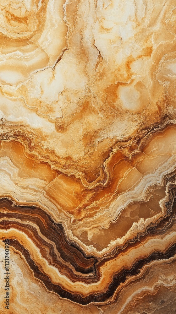 Poster captivating swirling patterns emerge in the desert landscape, where vibrant hues of orange, brown, a