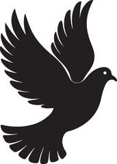 dove of peace icon over white background. peace concept. vector illustration