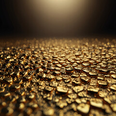 gold textured infinity background with golden light and shine