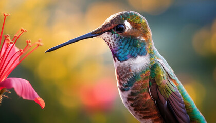 Fototapeta premium Hummingbirds – Fast-moving and beautiful, perfect for close-up shots