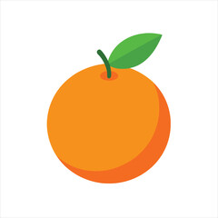 Sweet Tangerine cartoon form vector on white background