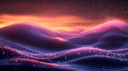 Obraz premium Abstract vibrant wave for background