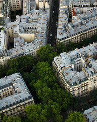 Paris view above 