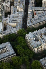 Paris view from above 