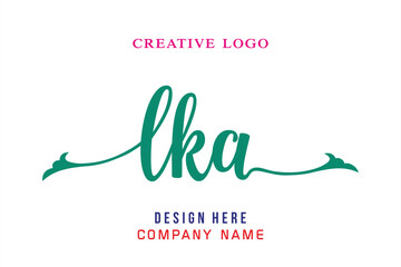 LKA lettering logo is simple, easy to understand and authoritative