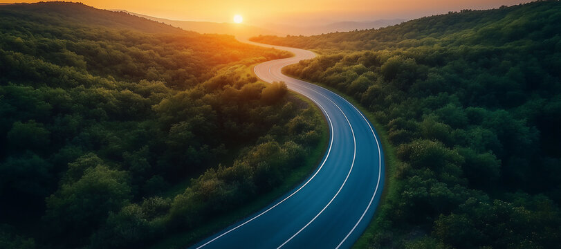 Happy New Year 2026 Concept: The letter that begins the new year 2026 on roads in natural pathways has a concept of tree environmental ecology or green wallpaper.