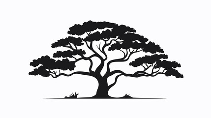 Fototapeta premium Versatile Tree Silhouette Symbol Icon Design for Creative Projects