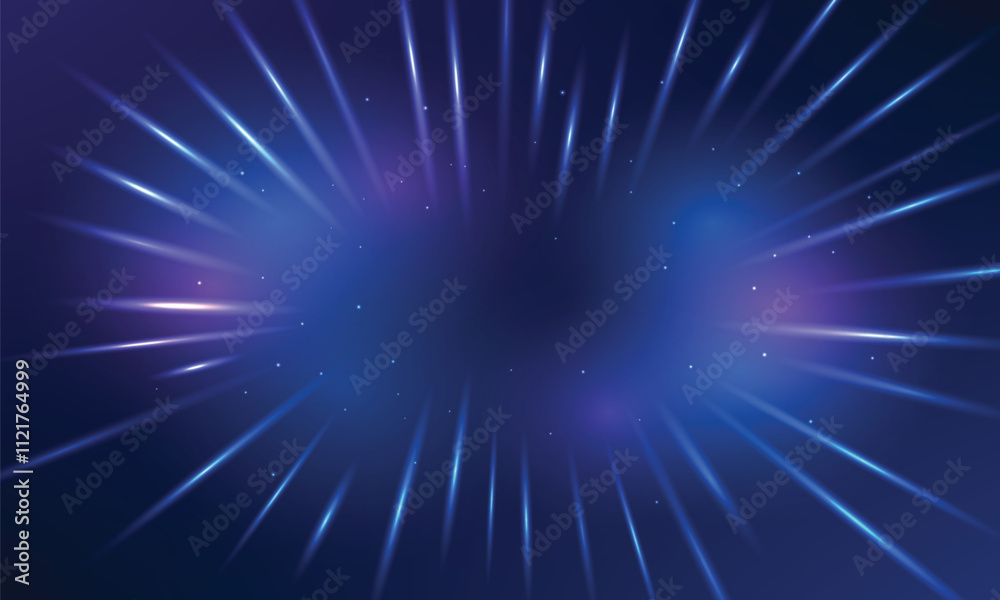 Poster big data technology background, conveys the transmission of large amounts of data through networks a