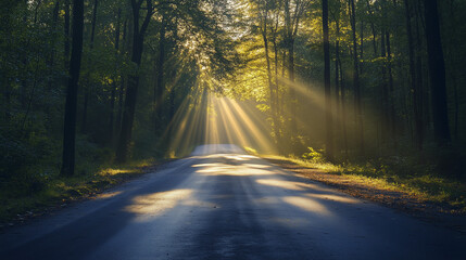 Fototapeta premium morning in the forest