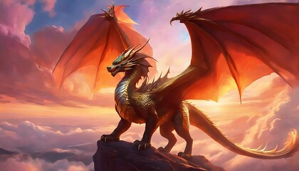 Obraz premium Guardian of the Skies: The Dawn of a New Legend