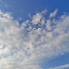 Fototapeta premium blue sky with clouds