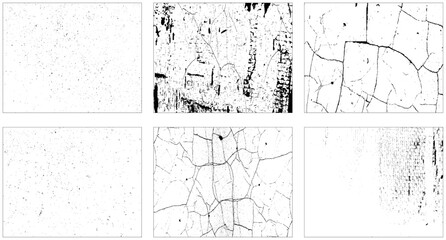  Abstract grunge scratches textured effect  background vector illustration. Set of vector paint brush stroke, ink splash and grungy effect.