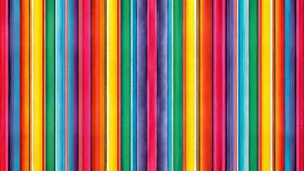 Obraz premium Geometric stripe background, colorful and seamless, perfect for textile design and repeated patterns.