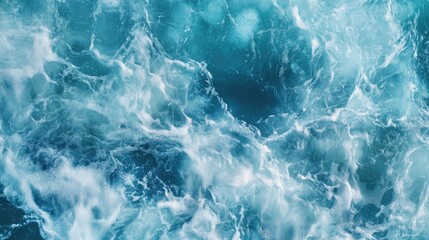 Turquoise swimming pool water surface with gentle waves and bubbles creating a serene aquatic background for relaxation and leisure themes