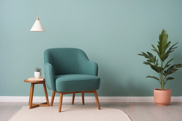 Minimalist interior design concept. Natural, pastel colors.