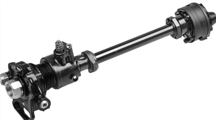 Rear axle left auto part with coupling rod for vehicle sensor light and headlight range adjustment system