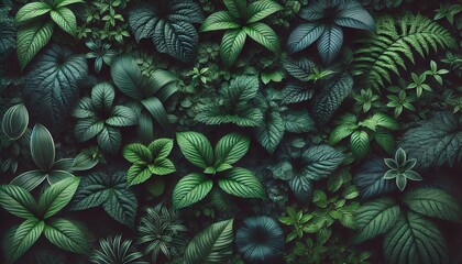 green leaves background