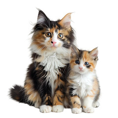 cat isolated on a white background