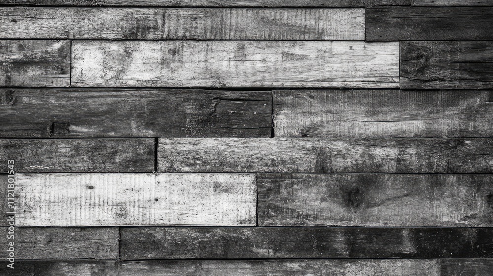 Poster textured monochrome wooden planks background featuring a natural timber stack with contrasting light