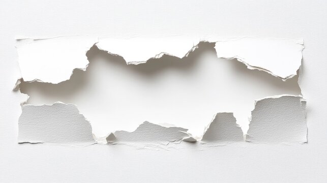 Torn paper frame revealing inspirational quote about valuable content for readers and enhancing their lives