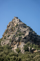 pyramid in the mountains