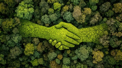 corporate concept to invest in the environment social and governance. Cooperation of organization environment for charity and support Environmental technology concept for Sustainable development goals