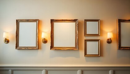 empty picture frames for creative use and decoration
