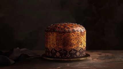 Deliciously decorated panettone bread showcasing traditional flavors and festive appeal for the holiday season.