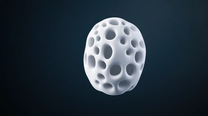 Abstract 3D representation of a porous structure.