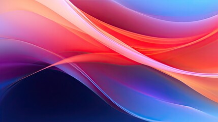 Obraz premium Abstract background with flowing waves of light and color, creating a dynamic and vibrant design