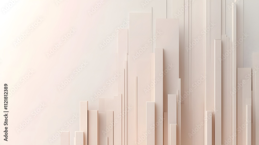 Poster clean_white_background_with_a_3d