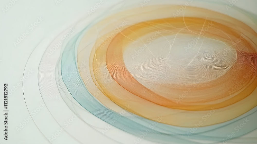 Poster A neatly drawn segmentation graph in muted colors on a clean glass screen.