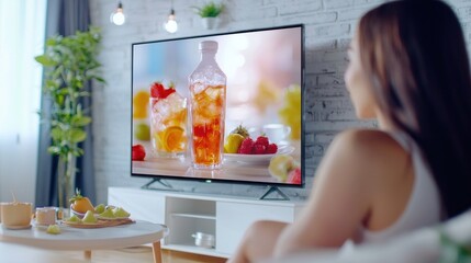 A television commercial showing a celebrity endorsement of a popular product, boosting its visibility and sales