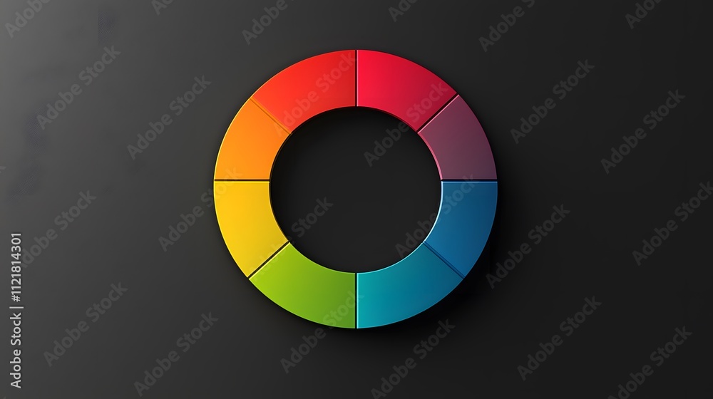 Aufkleber A classification breakdown displayed in a segmented circle with subtle gradient transitions.